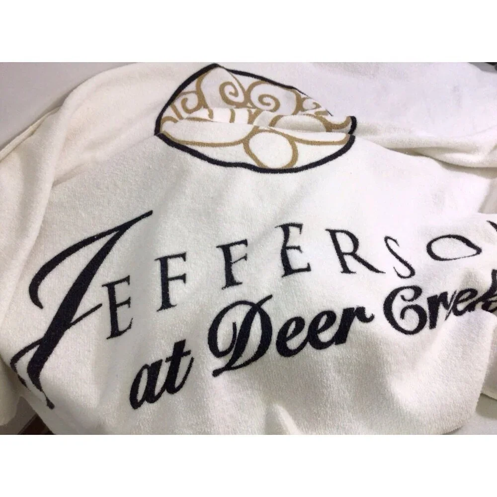 Vintage Resort Beach Bath Towels Jefferson At Deer Creek Lot of 2